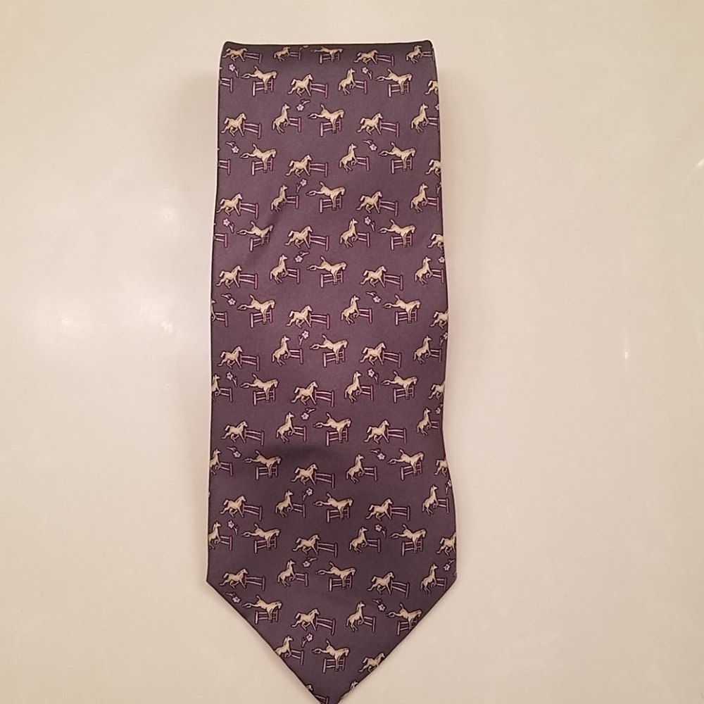 Whimsical Jumping Horse Neck Tie
